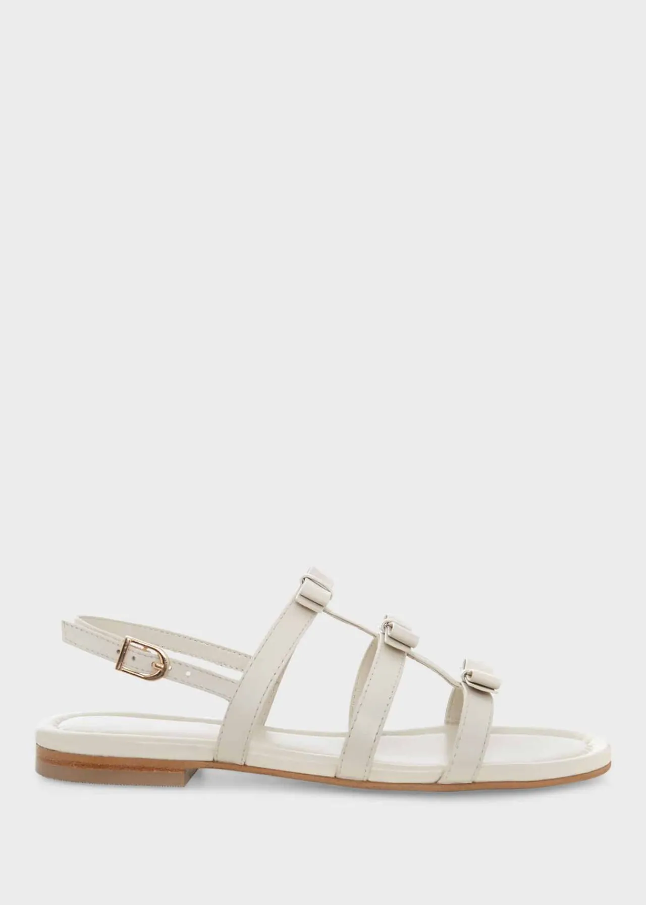 Hobbs Holly Leather Bow Sandals* Sandals | Flats
