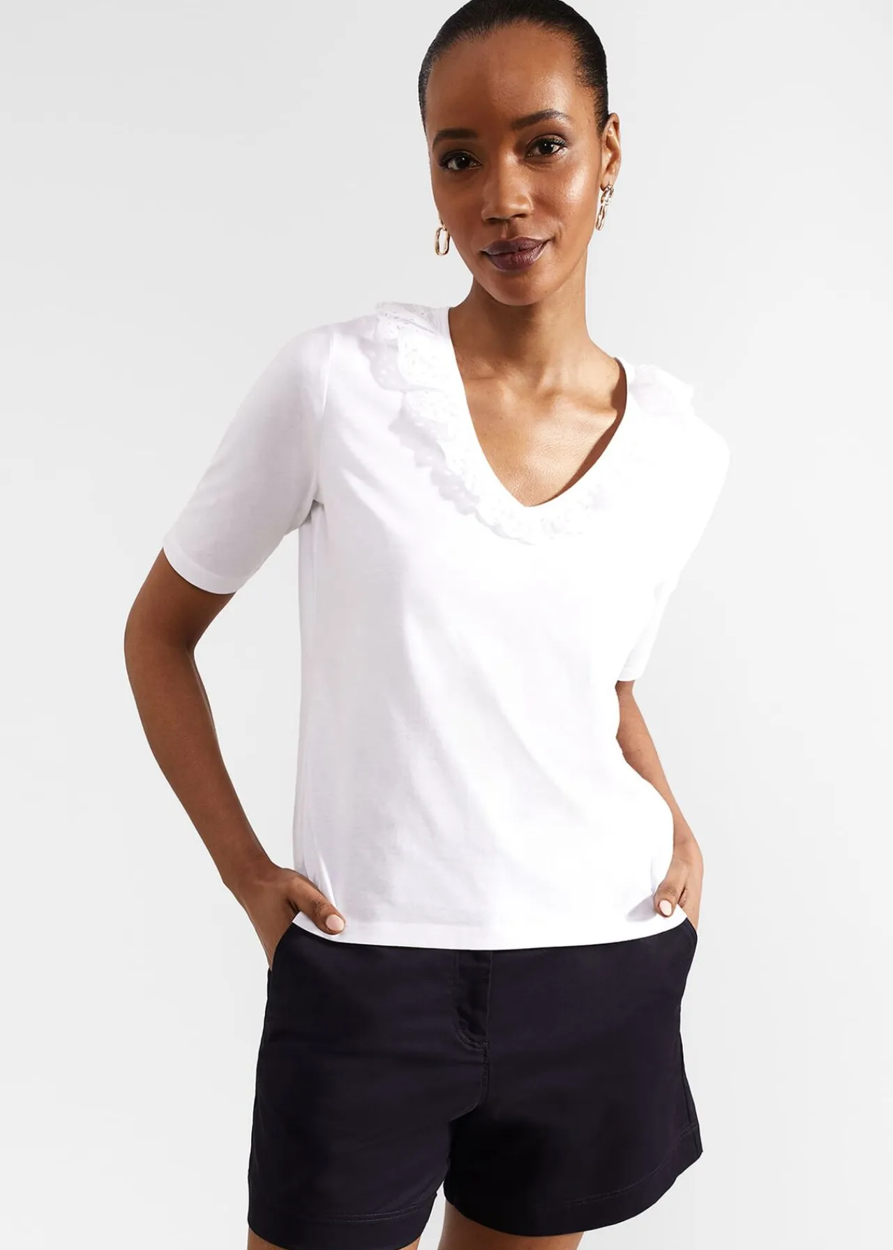 Hobbs Mariella Cotton Broderie Top* Tops | Shop By Category